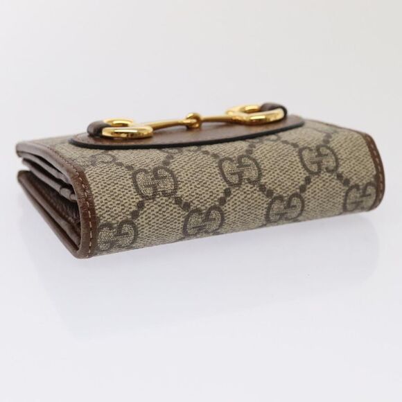 Gucci Horsebit Beige Canvas Wallet  (Pre-Owned) - Picture 3 of 12